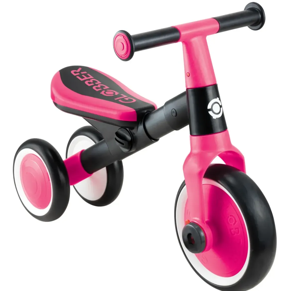 Triciclo Evolutivo Bambini 2 in 1 Rosa Neon Bici Pedali Removibili
