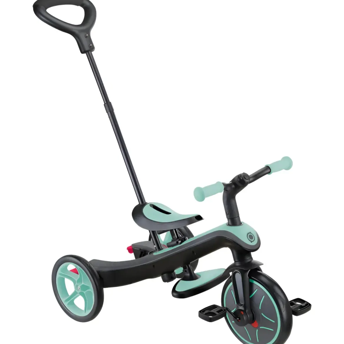 Triciclo Evolutivo 4 in 1 Maniglione Regolabile Balance Bike Verde Menta