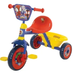 Triciclo per Bambini con Maniglia Regolabile Spiderman Ruote EVA