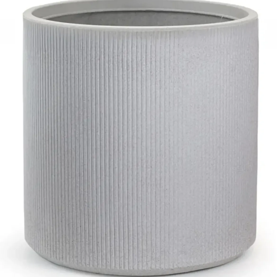 Vaso in Resina Beige 36x35 Resistente Raggi UV Materiale Riciclabile