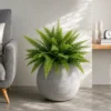 Vaso in Resina Beige 40x33 Rotazionale da Interno Esterno Atossico