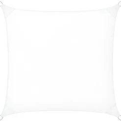 Vela Ombreggiante Idrorepellente 360x360 cm Bianco Quadrato da Esterno
