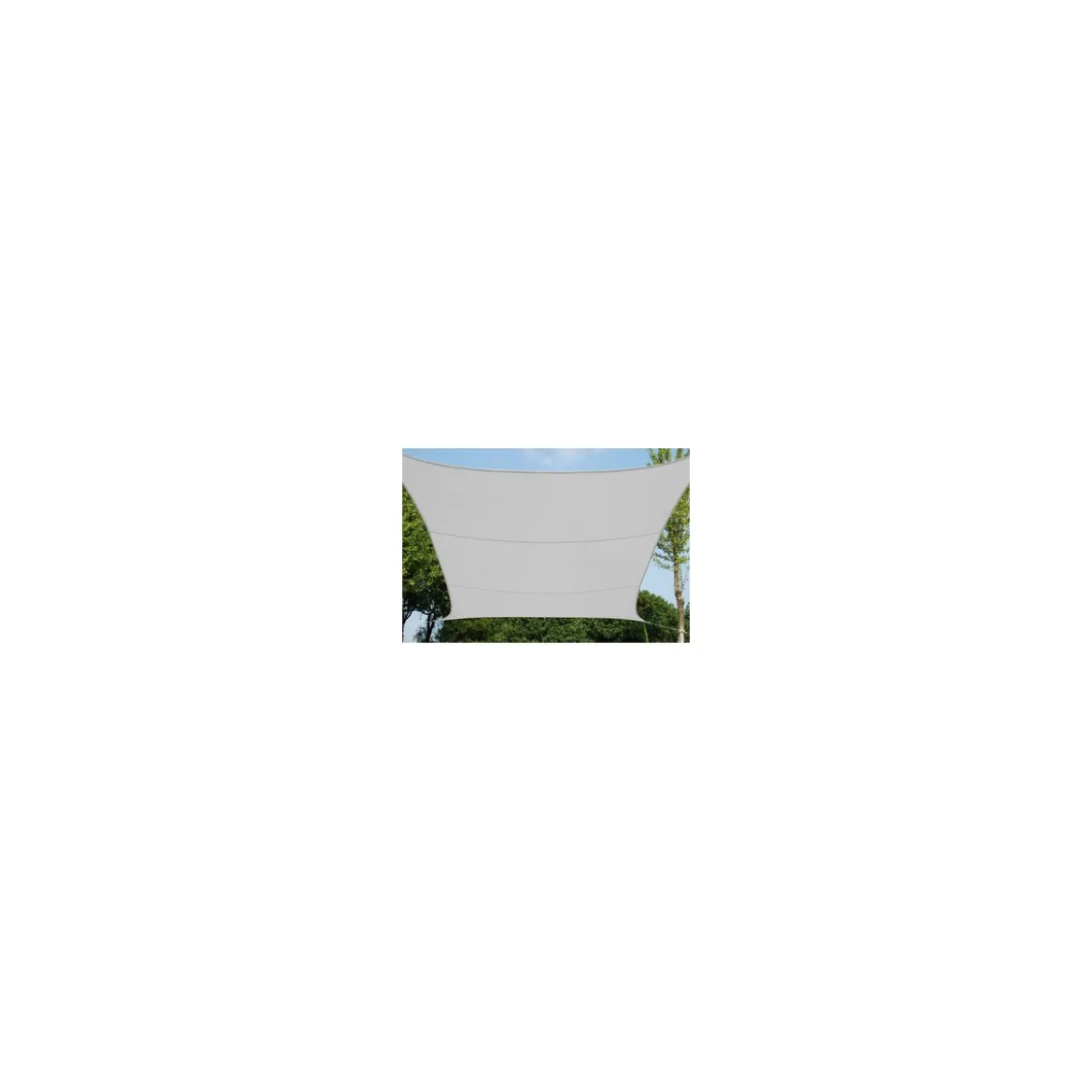 Vela ombreggiante per Pergola 3x3 Bianco