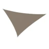 Vela Ombreggiante Triangolare 3x3x3 m Tortora per Giardino e Terrazzo