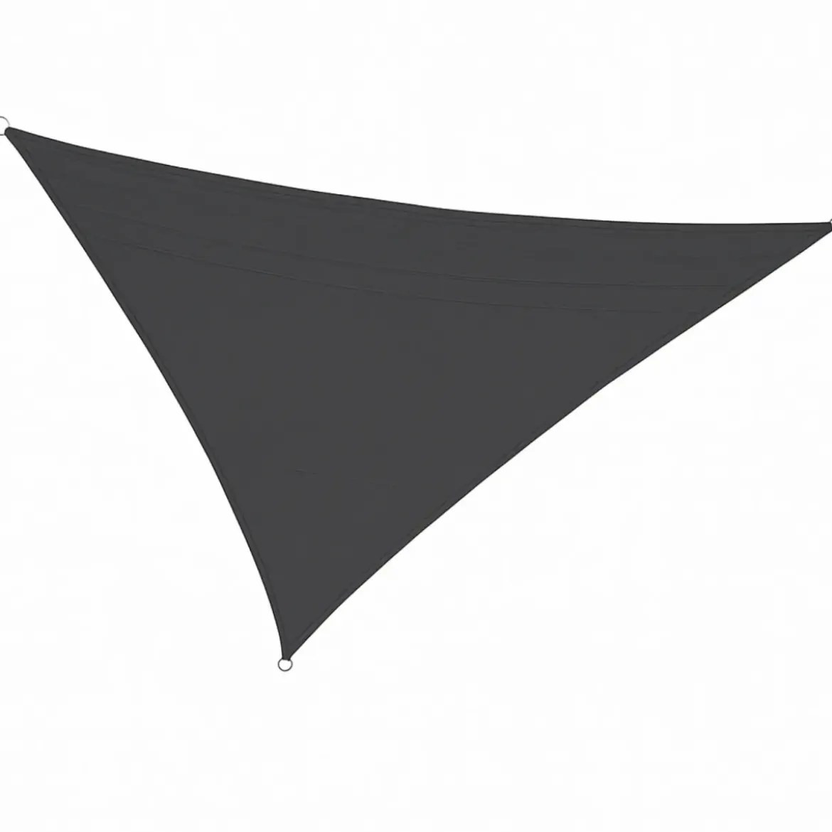 Vela Ombreggiante Triangolare 3x3x3 m Antracite per Giardino e Terrazzo