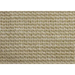 Vela Ombreggiante 4x5 m Beige Rettangolo Traspirante Anelli Acciaio