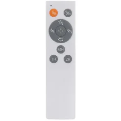 Ventilatore da Soffitto con Luce 5 Bracci E27 3 Pale Nero Fumè