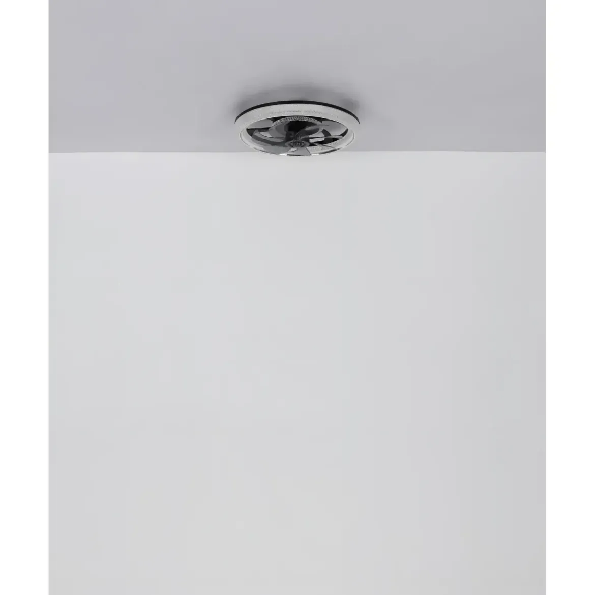 Ventilatore da Soffitto con Luce Nero Cristalli LED Dimmer Telecomando