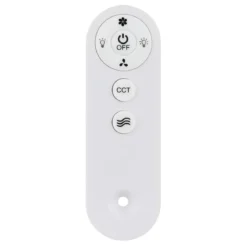 Ventilatore da Soffitto con Luce LED CCT Regolabile Nero 5 Pale Grigio