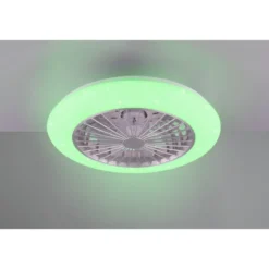 Ventilatore da Soffitto LED con Luce RGB Dimmerabile e Telecomando