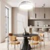 Ventilatore Plafoniera LED 48 W Zephir Luce Regolabile con Telecomando