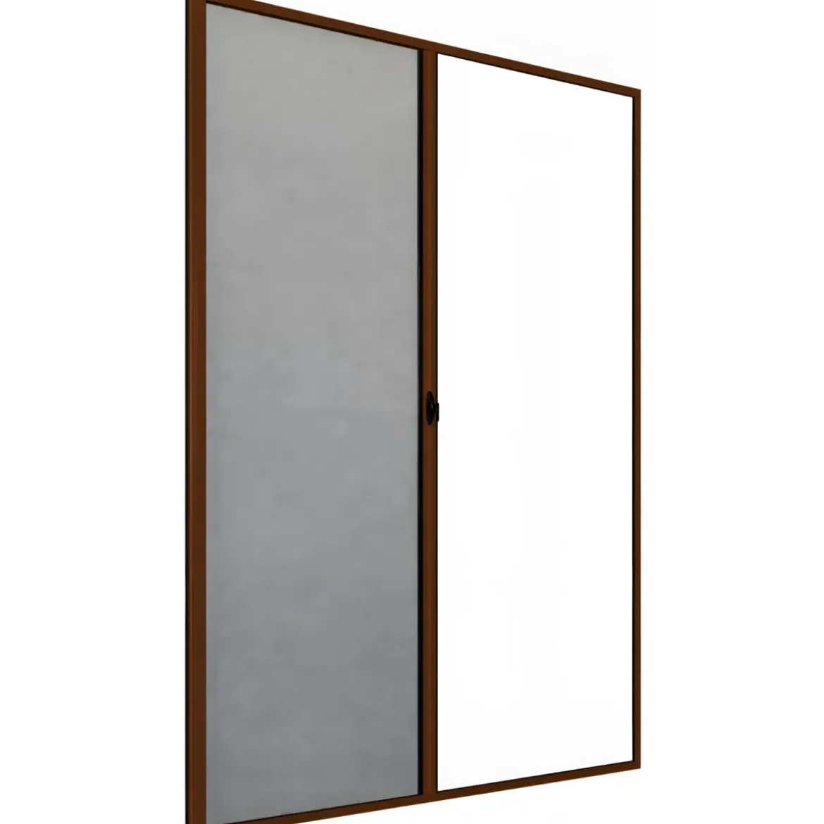 Zanzariera a Rullo Laterale per Porta Marrone 150x250 Riducibile