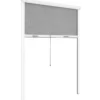 Zanzariera a Rullo Verticale 100x160 Riducibile in Alluminio Bianco