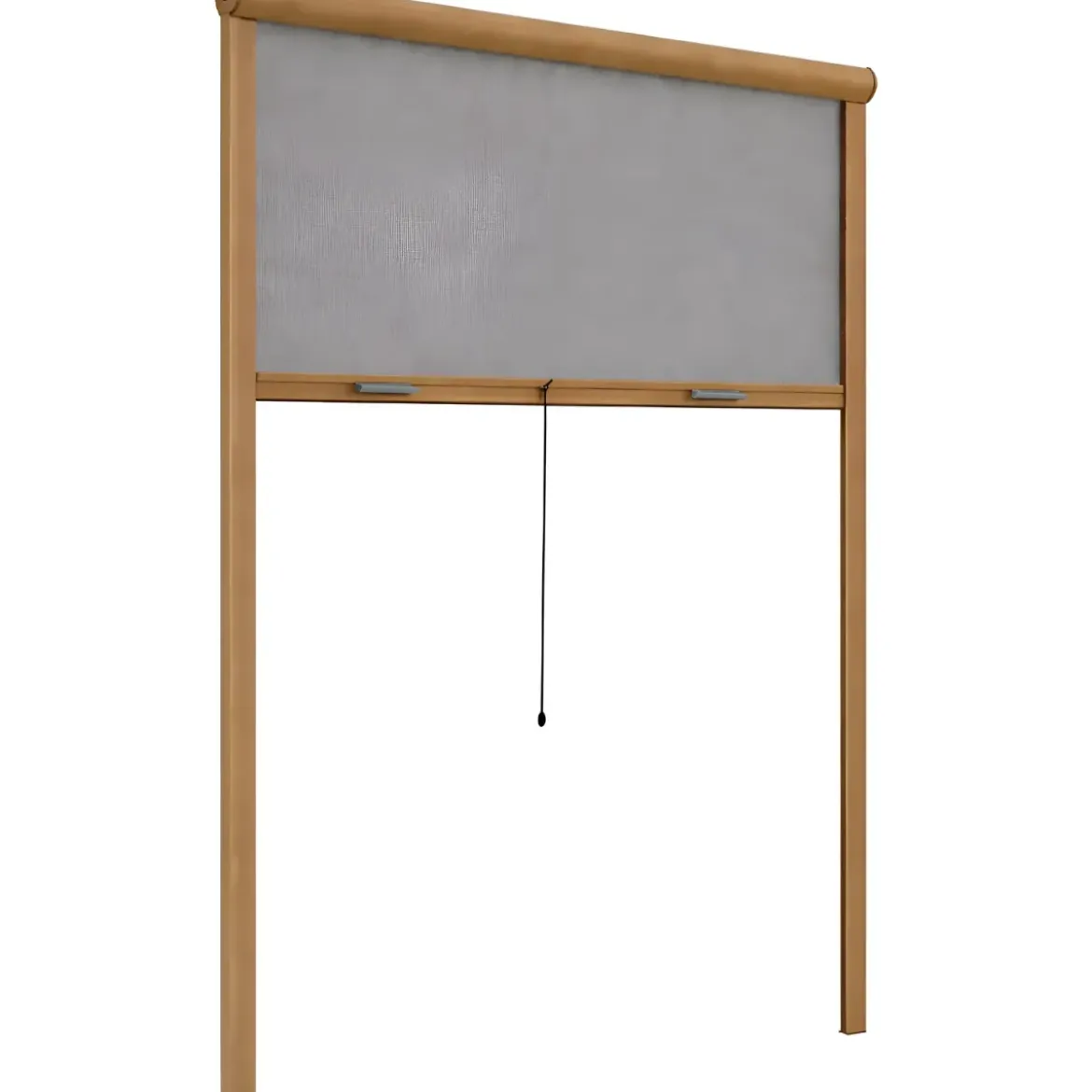 Zanzariera a Rullo Verticale 100x160 Riducibile in Alluminio Bronzo
