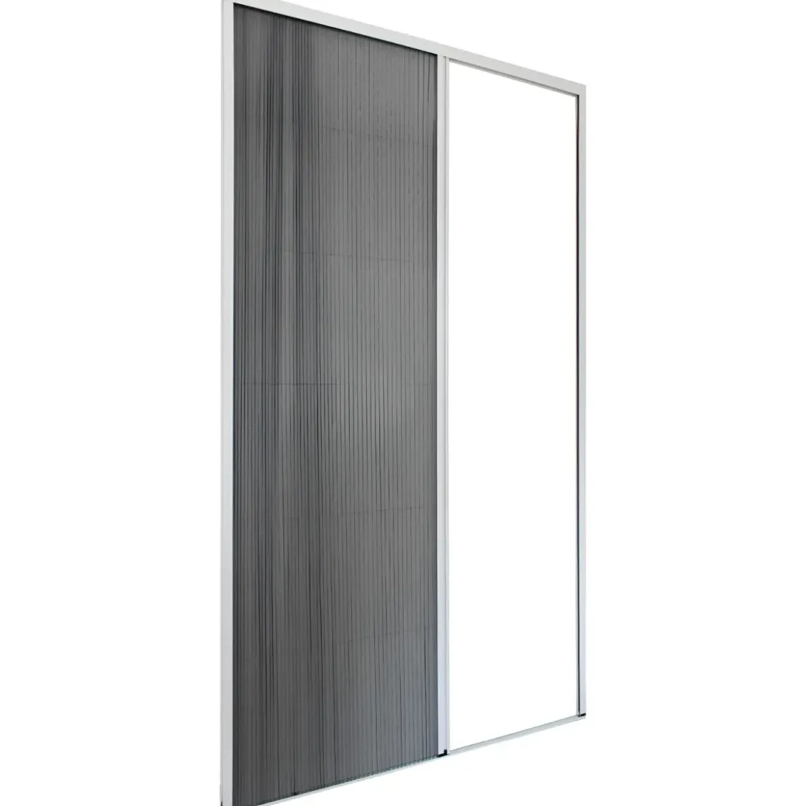 Zanzariera Plissettata Laterale Bianco Guida Bassa Porta 105x240