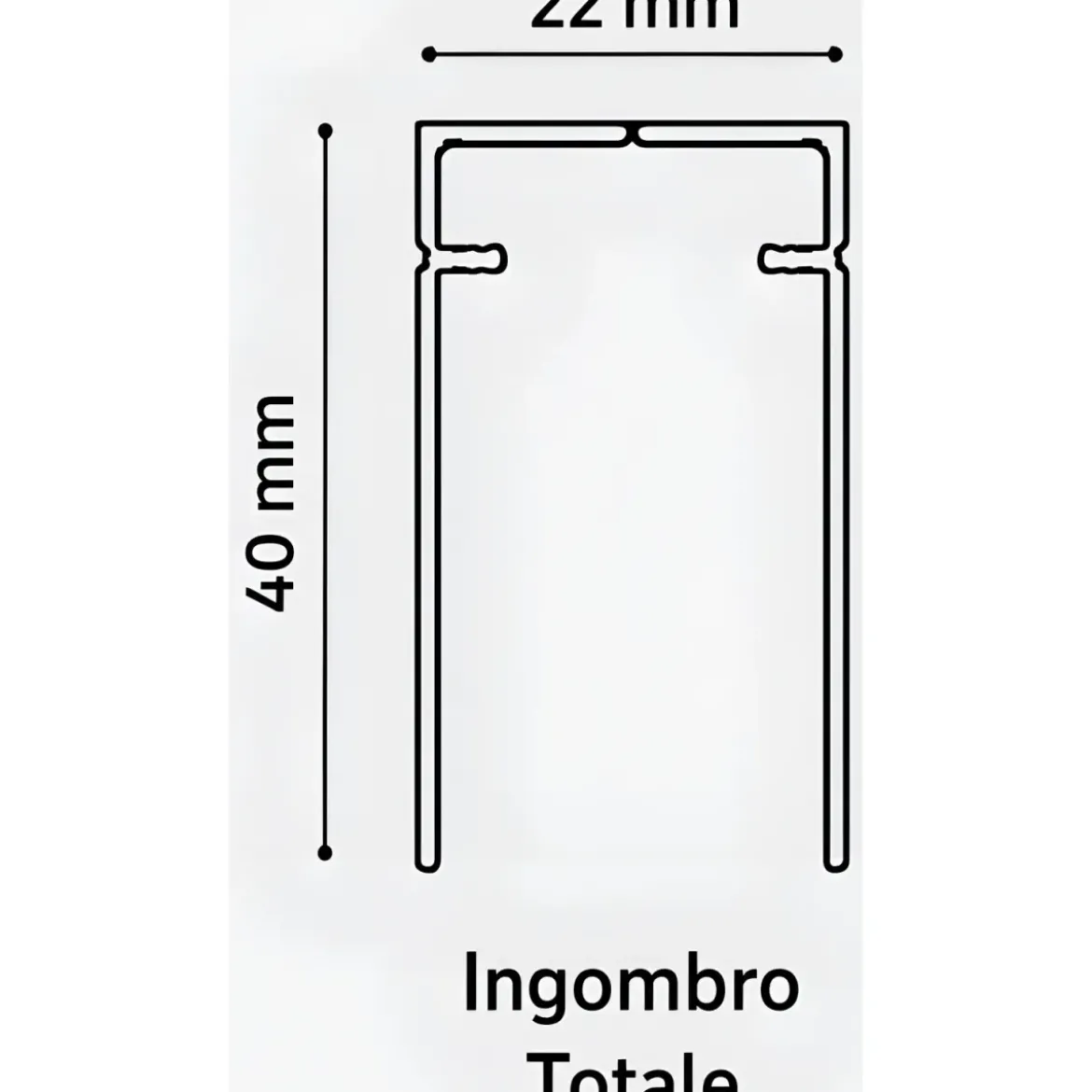 Zanzariera Plissettata Laterale Bianco Guida Bassa Porta 120X240
